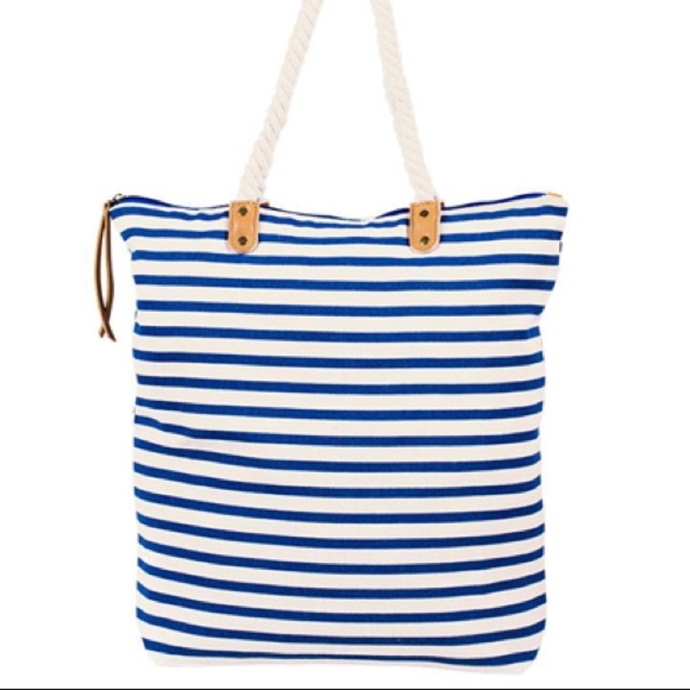 Striped Tote Bag